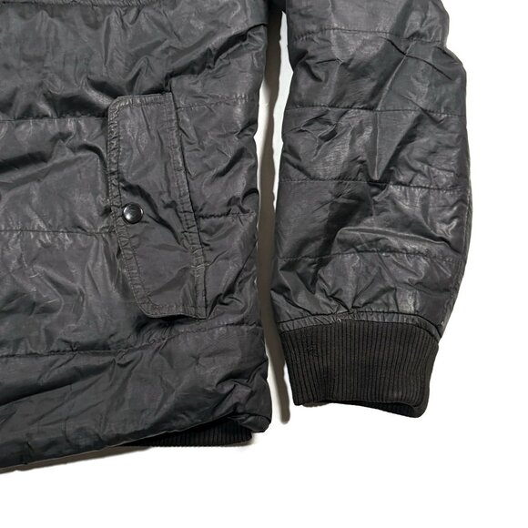 Yoki Jacket Mens Large Black Fleece Lined Hood Field Pockets - Picture 6 of 11